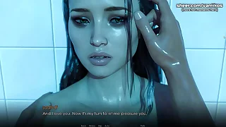 Unprincipled Awakening | Beautiful teen girlfriend with big boobs romantic anal dealings in shower with boyfriend's big dick | My sexiest gameplay moments | Part #11