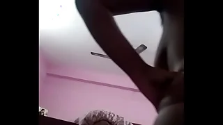 Indian girl shaking her pest