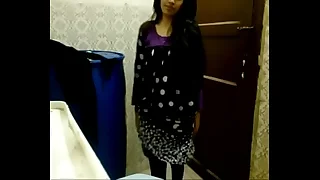 Indian Girl stripping in Hotelroom for their way husband
